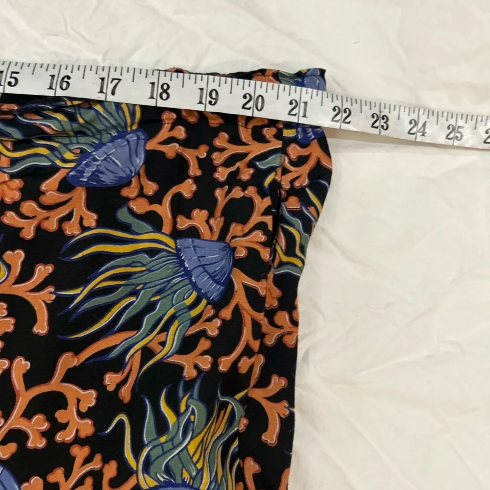 VINTAGE 80s NICK & NORA x SHADY CHARACTER‎ Jelly Fish Print Shorts OSFM RARE